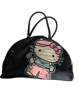 RARE Hello Kitty Sanrio Bowler Bag Tote Duffle Overnight Weekender Embro... - £55.13 GBP