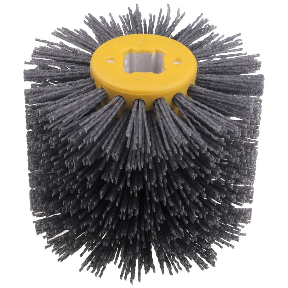 4.7&quot; X 4&quot; Abrasive Nylon Drawing Wheel Sharper &amp; Sturdy Surface, 240 Grit - $37.93