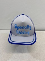 Specialty Welding Men&#39;s Trucker Hat Gray Blue Snapback Adjustable ATM Cap - $7.92