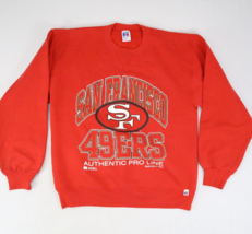 VTG 90s Russell Athletic San Francisco 49ers Sweatshirt Pro line USA Mad... - £32.62 GBP