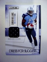 2010 Panini Rookie and Stars #17 Jersey Football card Damian Williams-#1... - £1.59 GBP