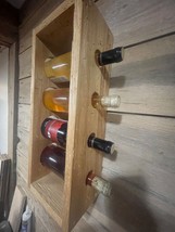 wall mount wine bottle rack - £26.24 GBP