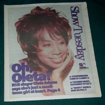OLETA ADAMS SHOW NEWSPAPER SUPPLEMENT VINTAGE 1994 - $24.99