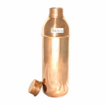 Prisha India Craft Copper Bottle, Fanta Design Bottle, Capacity 800 ML, 1 Piece - £27.49 GBP