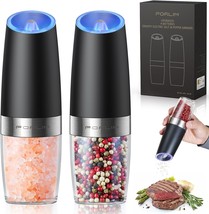 Gravity Electric Salt and Pepper Grinder Set Automatic Pepper Grinder Shakers Mi - £29.17 GBP