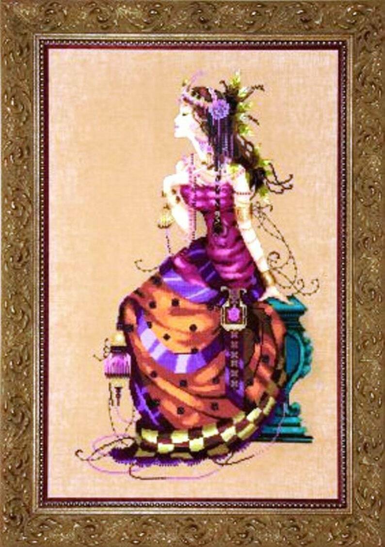 Primary image for SALE! Complete Xstitch Materials - The GYPSY QUEEN MD142 by Mirabilia Design