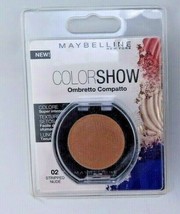 Maybelline Color Show Ombretto Compatto Eye Shadow 02 Stripped Nude *Twi... - £12.56 GBP