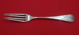 Wallace Sterling Silver Junior Fork with Bird Bright-Cut 6&quot; - £69.30 GBP