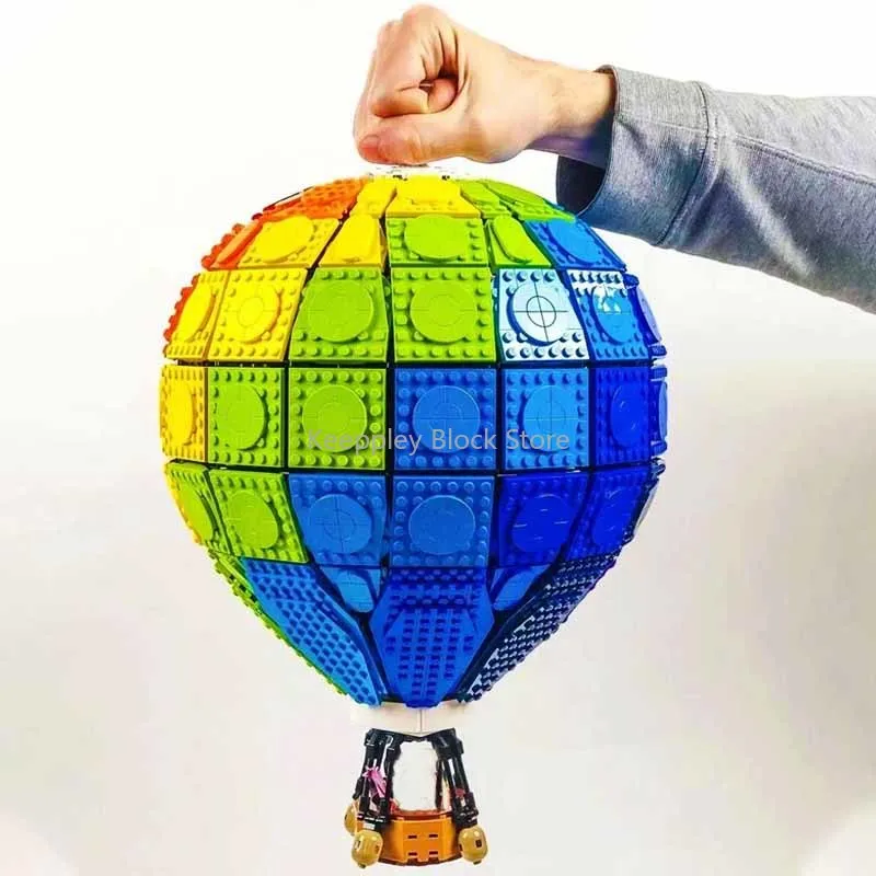 Idea Series Fiesta Balloon Hot Air Balloons MOC Building Blocks Balanced D - £115.06 GBP
