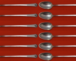 Castle Rose by Royal Crest Sterling Silver Iced Teas Spoon Set 12 pieces... - £464.98 GBP