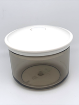 Foodsaver Vacuum Sealer Canister Snail 25 oz KY-123 Smoke White Press Button Lid - £14.90 GBP