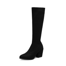 Sexy Red Knee High Boots Women Autumn Winter Wedges Heels Thigh High Boots for W - £85.15 GBP
