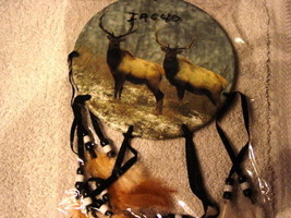 DREAMCATCHER WITH A PICTURE OF ELK - $8.91