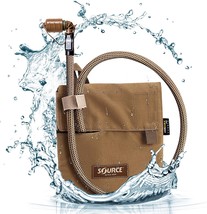 Source Hydration Pack 1 Liter Kangaroo with Molle Pouch Webbing for Easy, Coyote - £71.93 GBP