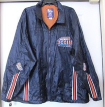 Pro Player Super Bowl Xxxiii Miami Florida 1999 Windbreaker Jacket Coat XGD/XL - £31.13 GBP