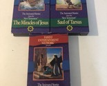 Family Entertainment Network Lot Of 3 VHS Tapes Miracles Of Jesus Saul O... - $9.89
