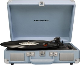 Tourmaline Crosley Cr8005F-Tn Cruiser Plus Vintage 3-Speed Suitcase Viny... - £68.43 GBP