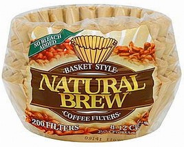 200 Basket Style Brown Paper BLEACH FREE COFFEEMAKER FILTERS for 8 10 or... - $431.74 MXN