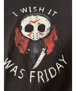 Friday The 13th I Wish It Was  Friday T-shirt Size XL Excellent Shape Black - €13,69 EUR