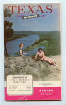 Texas Official Highway Map Spring Edition 1950 - $15.84