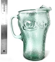 Vintage Coke / Cola-Cola Crushed Ice Green Glass Pitcher (Circa 1900&#39;s) - $18.48