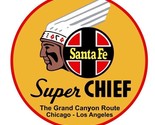 Santa Fe Super Chief Railroad Railway Train Sticker R7261 - £1.56 GBP+