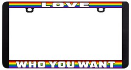 Love You Want Gay Lesbian LGBTQ Rainbow License Plate Frame-
show original ti... - £5.73 GBP