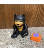 Vintage Kenner Littlest Pet Shop LPS Honey Bear &amp; Food Dish - $185.45 MXN