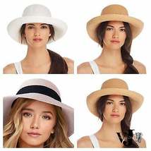 August Hat Company Braided-Trim Sun Hat UPF 50+ One Size - £19.54 GBP