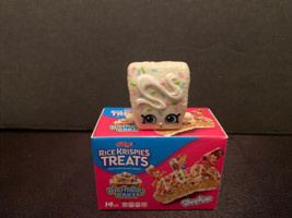 Shopkins Real Littles Kris P Sprinkles Rice Krispie Birthday Cake Mini Figure - £3.08 GBP