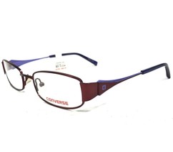 Converse Kids Eyeglasses Frames K002 BURGUNDY Purple Red Rectangular 47-... - $34.64