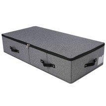 Extra Length Under Bed Storage Organization Containers For Shoes, Clothing, Bedd - £31.96 GBP