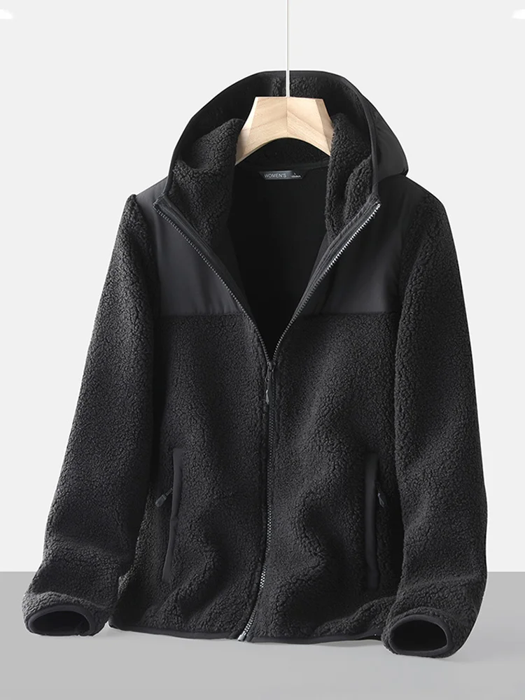 Men&#39;s Plus Winter Size Jacket Fleece Lined Zip Pockets work Hooded Windbreaker T - £349.46 GBP