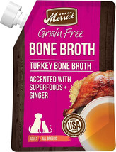 Merrick Grain Free Bone Broth Turkey Recipe 48 oz (3 x 16 oz) Merrick Grain Free - £69.88 GBP