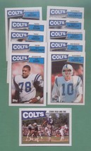 1987 Topps Indianapolis Colts Football Team Set  - £2.34 GBP