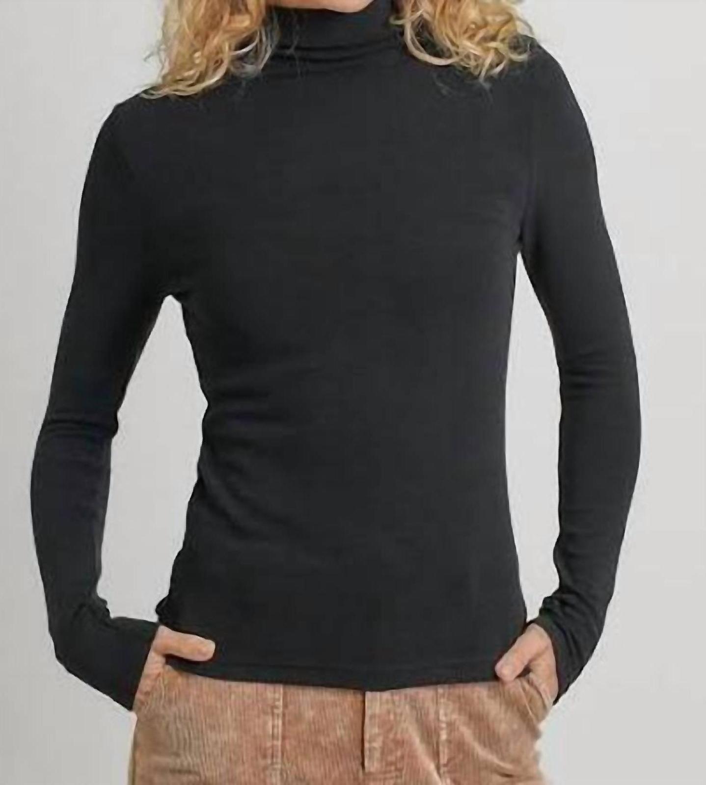 Mystree long sleeve turtleneck sweater Black - $24.75+