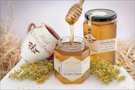 Handmade monofloral albaida honey 500 grams light color bees box of four... - $46.10