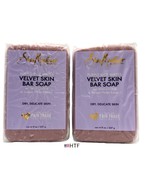 2x Shea Moisture Velvet Skin Bar Soap Purple Rice Water 8oz - £23.34 GBP