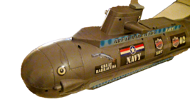 2005 Great Barracuda Navy Hero Toy Submarine 32&quot; Plastic Century Industrial Co - $34.65