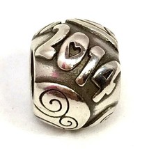 Authentic Brighton 2014 Bead, Silver Finish, New  - $8.55