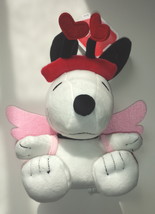 Hallmark Peanuts® Cupid Snoopy Valentine&#39;s Day Plush 8&quot; - £3.99 GBP