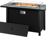Shintenchi 45-Inch Propane Fire Pit Table With Glass Window, And Parties. - $292.93