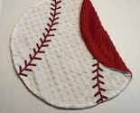 Creations of Grace Baseball Lovey White Red 17” across - £12.87 GBP