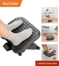 Adjustable Ergonomic Footrest with Massage - Perfect for Home or Office ... - $70.24