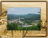 Gatlinburg Tennessee with Falls and Bear Laser Engraved Wood Picture Fra... - $25.99