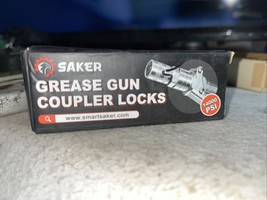 New In Box Saker Grease Gun Coupler Locks 14000 PSI - $18.00
