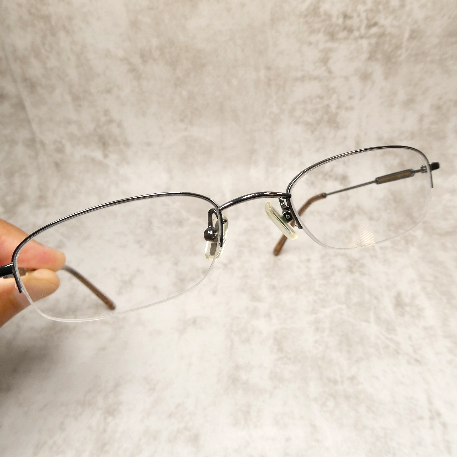 Coach Womens Polished Gray Half Rim Eyeglasses FRAMES Greenwich 304 49-19-135 Item image 13