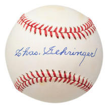 Charles Gehringer Firmado Detroit Tigers Oficial Americano Liga Béisbol Bas - £139.22 GBP