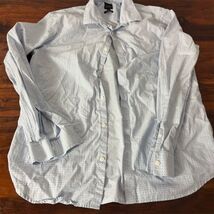 Armani Exchange Men's Blue Button-Up Shirt Size L Long Sleeve Casual - $24.95