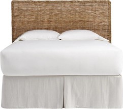 Headboard UNIVERSAL Queen Alabaster Chestnut White Bedding Not Included - £1,689.97 GBP